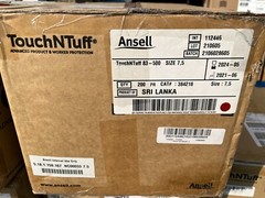 Case 400 Ansell TouchNTuff 83-500 Cleanroom ISO 5 Sterile Rubber 8MIL 12″ Gloves
