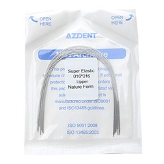 AZDENT Dental Orthodontic Super Elastic Niti Arch Wires Rectangular Nature Form