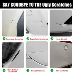 Car Touch Up Paint(Serenity White Pearl(W6H)) for Hyundai, Car Paint Scratch .