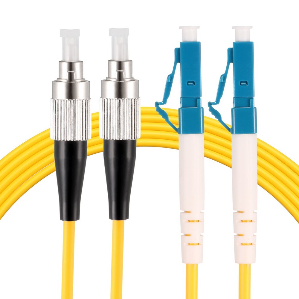 Fiber Cable 3 Meters 10Ft FC to LC Duplex 9/125 Single-mode Fiber Optic Cable