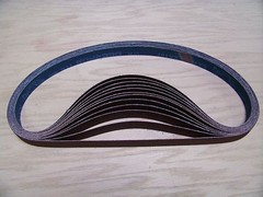 PREMIUM A/O, X-WEIGHT SANDING BELTS 1″ X 42″, 10 – PACK, 120-GRIT