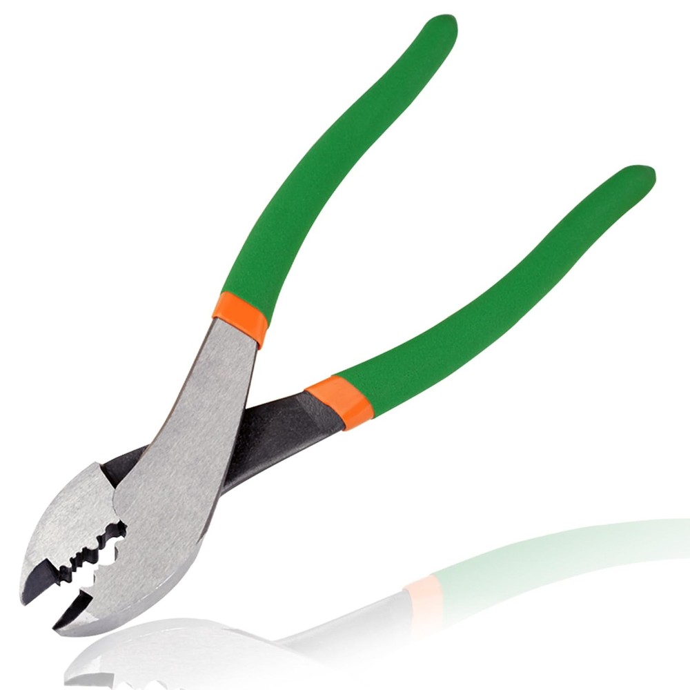 LEONTOOL Electrician’s Terminal Crimp 8.1 x 2 x 0.5 inches, Orange and Green