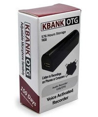 Long Battery Life Voice Activated Recorder Playback on iPhone, Android, Computer