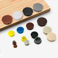 Multicolor Plastic Nylon Round Snap-on Hole Plugs Blanking End Caps Dia 5mm-60mm
