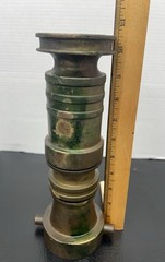 USN Navy Akron Brass Fire Nozzle Mist Stream 3” x 10 1/2” 7lbs
