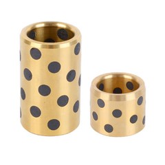 4-60mm ID x 8-70mm OD Oilless Graphite Lubricating Brass Bearing Bushing Sleeve