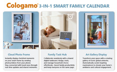 Smart Digital Calendar & Chore Chart, 1920 * 1080P Full HD Touchscreen 10.1 inch
