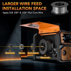3-IN-1 Welder Machine 145A 110V Gasless MIG Stick Lift TIG w/ Welding Rods