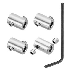 PATIKIL 6mm Hole Wire Rope Clips Set, 4 Set 304 Stainless Steel Double Holes …
