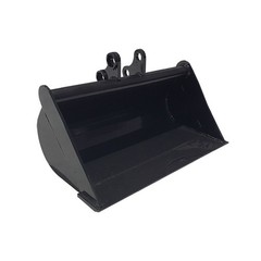 AGT 20in Excavator Plain Bucket Attachment Toothless for Mini Digger 0.8-1.8ton