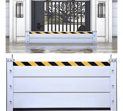 Aluminum Alloy Flood Barrier for Home Exterior|Height 31.5 Inch•Length 3.6 feet