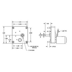 Dayton 52Je49 Dc Gearmotor, Nameplate Rpm 4.5, 0.70A