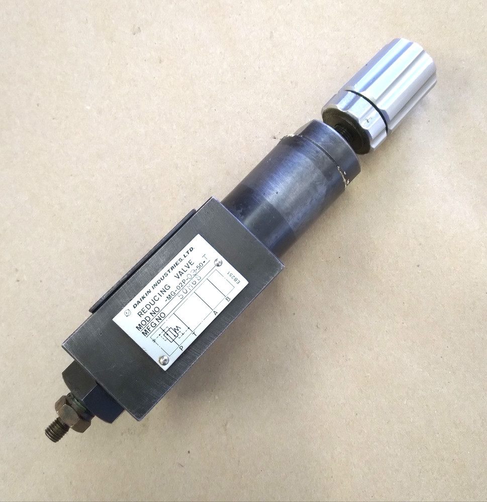 DAIKIN INDUSTRIES REDUCING VALVE MOD NO MG-02B-03-50 MFG NO 50M68, ITEM A