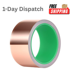Kirecoo Copper Foil Tape 2 Inch x 33 Ft Conductive Adhesive EMI Shielding Guitar