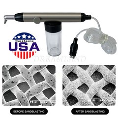 Dental Aluminum Oxide Micro blaster Air Abrasion Microetcher Sandblaster 4 Holes