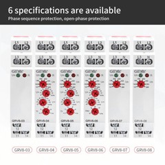GEYA Three Phase Voltage Monitor Relay Phase Sequence Phase Failure Protection