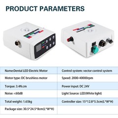 Dental Brushless Electric Micro Motor Self Water For Practice 1:5 1:1 16:1 ns
