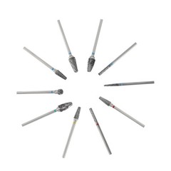 Dental Lab Polishing Bur Drills Tungsten Steel Carbide Burs Burrs 2.35MM