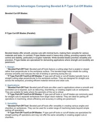 P5X 1/8 X 7/8 X 6″ HIGH SPEED STEEL PARALLEL TYPE CUT-OFF BLADE (2000-6065)
