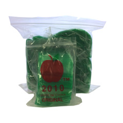 Apple Mini Zip Resealable Bags 2″ x 1″ Green Baggies 2010 1000ct. NEW