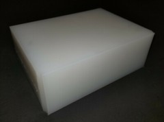(Qty 2) UHMW Polyethylene Plastic 2-1/2” x 5” x 7” (oversized) FREE SHIPPING