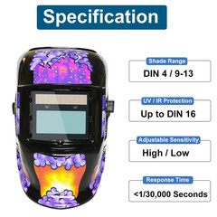 NEW Pro Auto Darkening Welding Helmet Arc Tig mig Grinding Welders Mask Solar