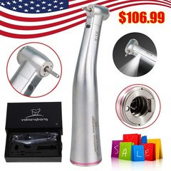 YBB Dental 1:5 LED Fiber Optic Low Speed Contra Angle Handpiece For NSK