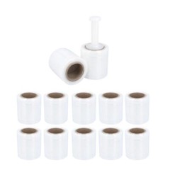 Shrink Stretch Wrap Mini Bundling Film with 1 Plastic Handle/Case – Size & Rolls