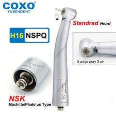COXO Dental Fiber Optic High Speed Turbine Handpiece LED Coupling Fit NSK