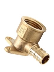 EFIELD 25 PCS 1/2″ PEX x 1/2″ Female NPT Drop-ear Elbow Crimp Brass Fitting