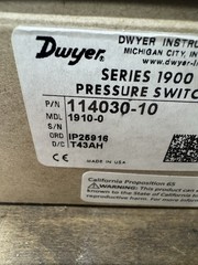 NEW DWYER PRESSURE SWITCH 1910-0 GUARANTEE, RETURNS ACCEPTED