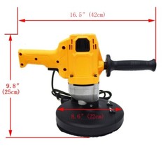 2600W Concrete Cement Floor Wall Rough Grinding Machine 1-3000r/min 220V