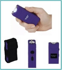 RECHARGEABLE Stun Gun LED Flashlight POWERFUL Strong Pain-Inducing SELF Defense