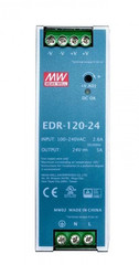 Mean Well EDR-120-24 AC-DC Industrial DIN Rail Power Supply – NEW – FREE SHIP