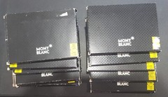 1 BOX 10 MONTBLANC BALLPOINT REFILLS FINE BlUE INK REFILLS MB BALL POINT