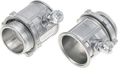 EMT Set Screw Connectors, 1/2″ Zinc Die Cast, 25 Pcs Electrical Conduit Fitting,