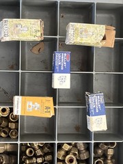 Brass Couplers Compression HVAC Plumbing Gas Copper Pipe Fittings Threaded LOT B