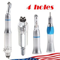 USA Dental Slow Low Speed E-type Air Motor Micromotor 2/4 Hole silver