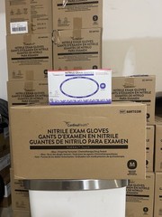 Cardinal Health nitrile exam gloves size Medium 2500 per case
