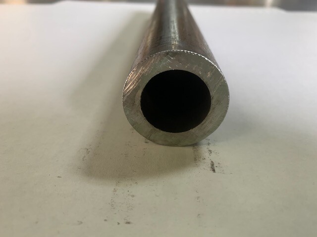 1.25″ OD x 1/4″ Wall DOM Seamless Round Tube x 24″ Long, Mild Steel Tubing