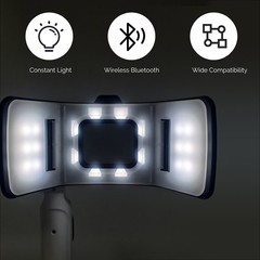 Dental Photography Light 20 LED 50000LUX CRI95 Bluetooth Remote Intraoral Oral