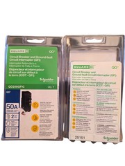 Square DQO 50-Amp 2-Pole GFCI Circuit Breaker (QO250GFIC)