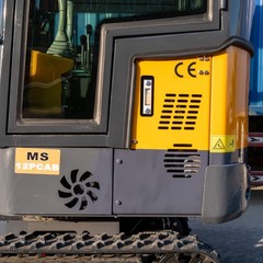 MMS Mini Excavator 13.5hp 1.4Ton Gas B&S EPA Engine With Swing Boom