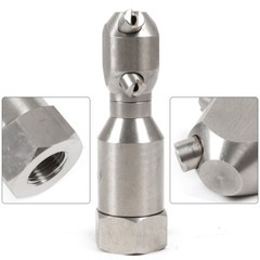 Stainless Rotating Jet Spraying Washing Nozzle Tank Barrel Pipeline Clean 1/2”