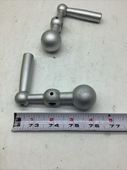 Lathe Handles,tri Ball Balanced, (2 Pc In Lot) 2568B- N Cart