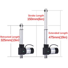 6000N 1320lbs 12V Heavy Duty Linear Actuator 2″ – 40inch 1000MM Stroke Electric