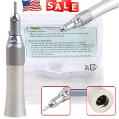 FX65 NSK Style Dental Slow Low Speed Straight Handpiece Nosecone 1:1 Fit NSK USA