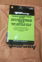 Lot of 2: Forney Premium Cowhide Leather Fencer Work Gloves Mens XXL (2 Pairs)