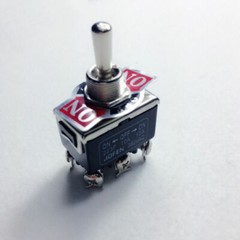 1piece Toggle ON-OFF-ON DPDT Momentary 6-Pin 380V Switch 15A
