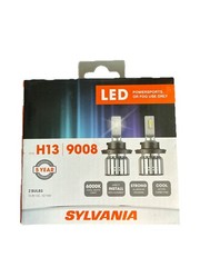 Sylvania H13 9008 LED Headlight Bulbs 6000K Cool White 2-Pack New